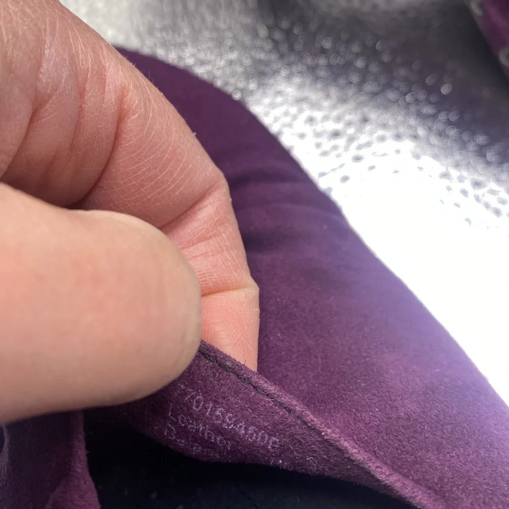 NWOT dansko size 41 purple suede studded heels - Picture 7 of 9